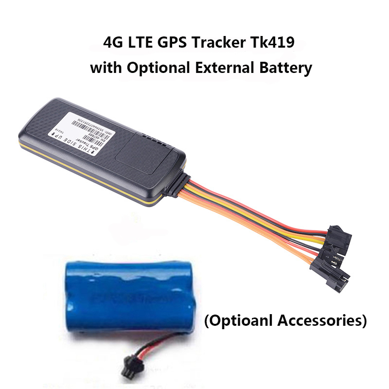 4g lte gps tracker with external battery