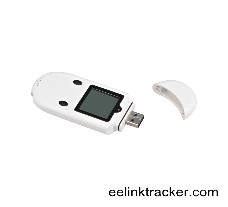 Blue Tooth Beacon DB01 Temperature & Humidity monitoring with LCD USB connect PC or Host Tracker