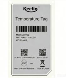 BTT02 Ultra-thin BLE Temperature Tag/Data Logger For Cold Chain